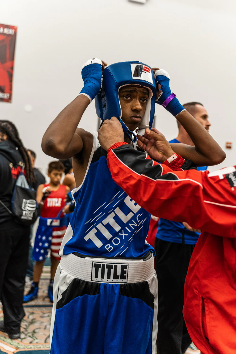 Fighting USA Boxing Competition Open Face Headgear - Image 21