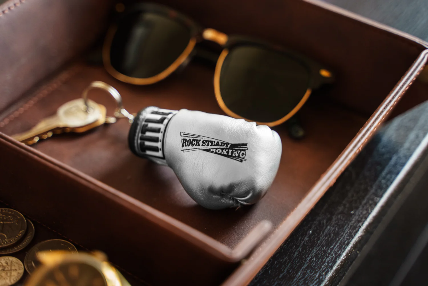 TITLE Boxing Rock Steady Glove Keyring - Image 15