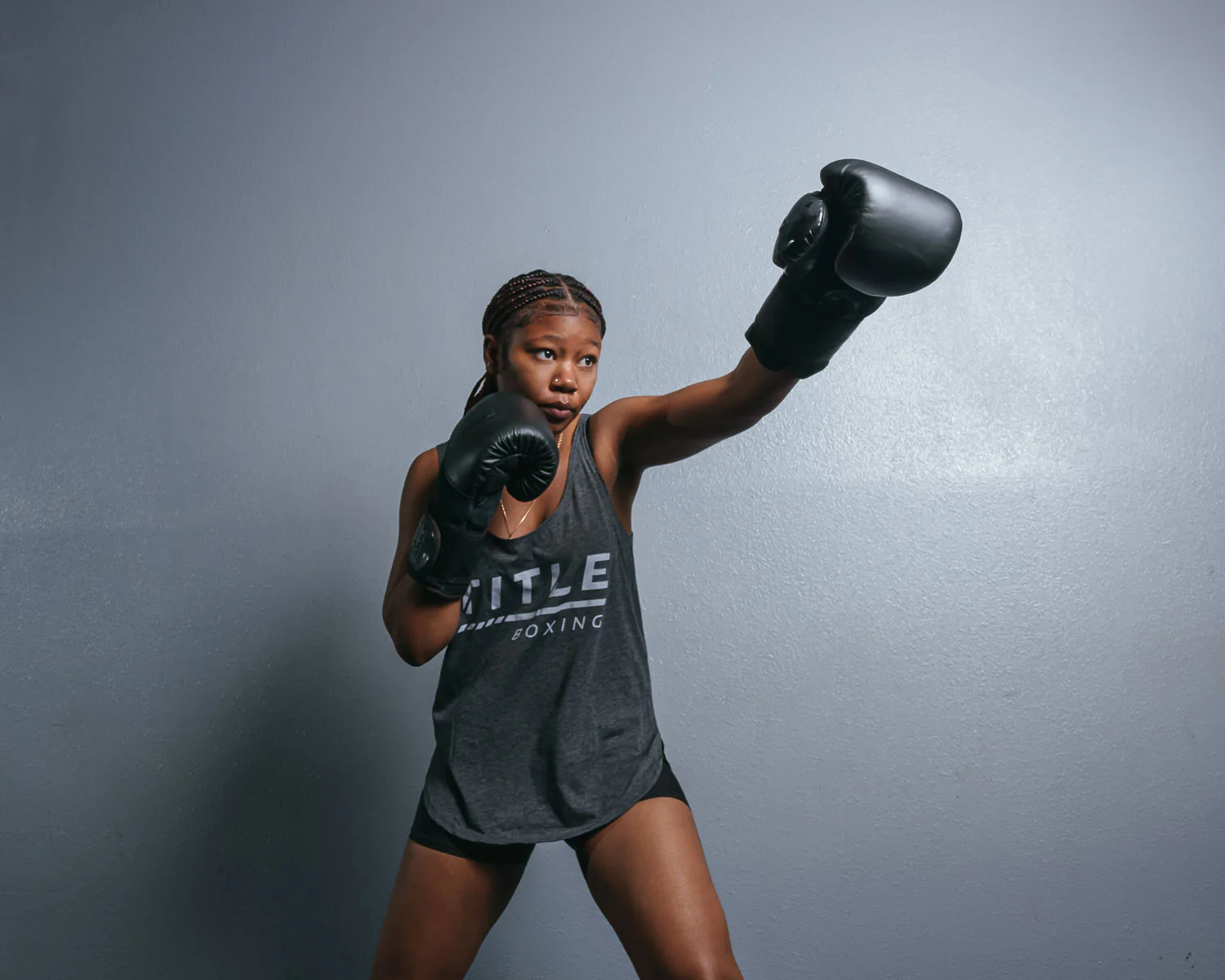 TITLE Black Blitz Sparring Boxing Gloves - Image 8
