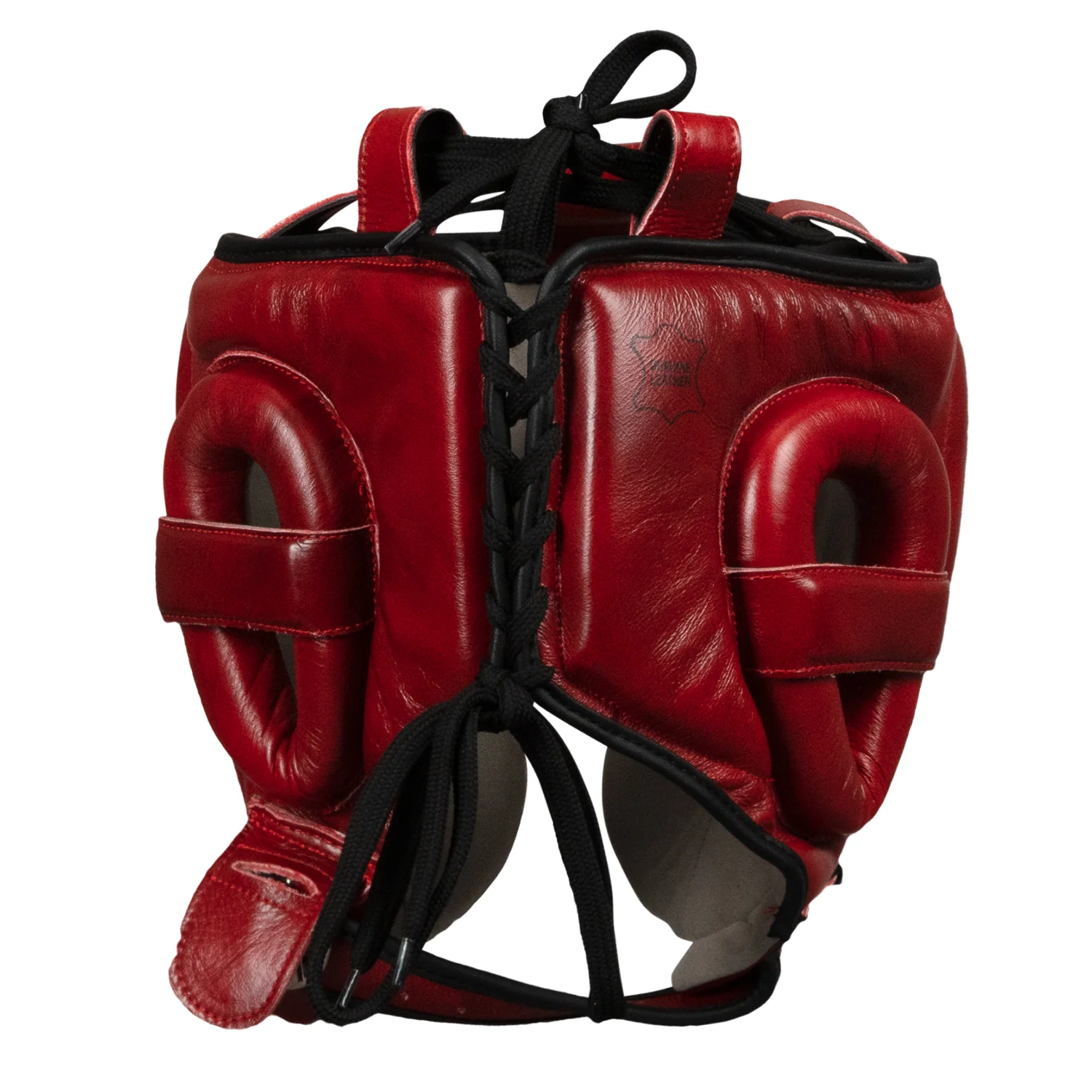 TITLE Boxing Blood Red Headgear and Sparring Gloves Bundle - Image 5