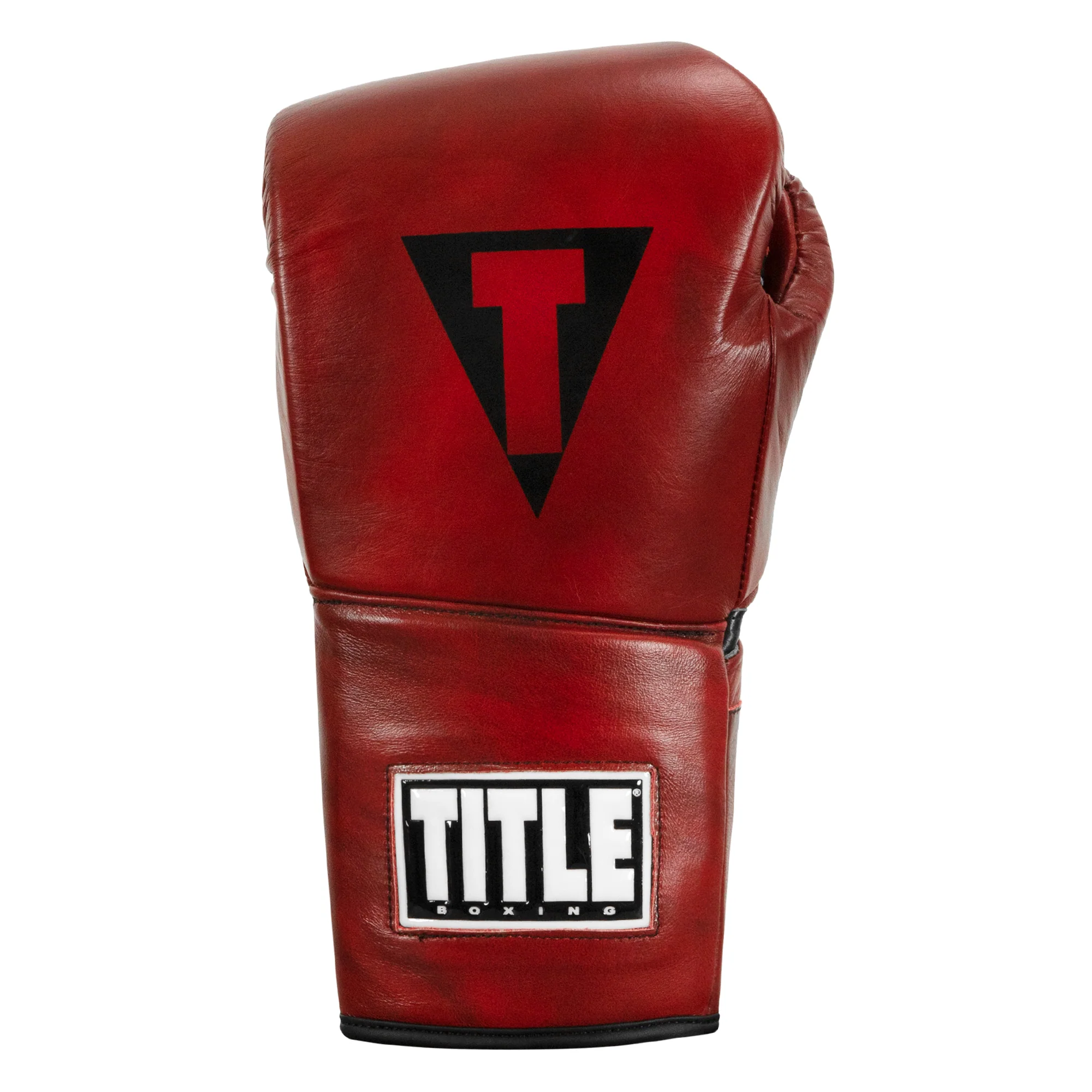 TITLE Boxing Blood Red Headgear and Sparring Gloves Bundle - Image 7