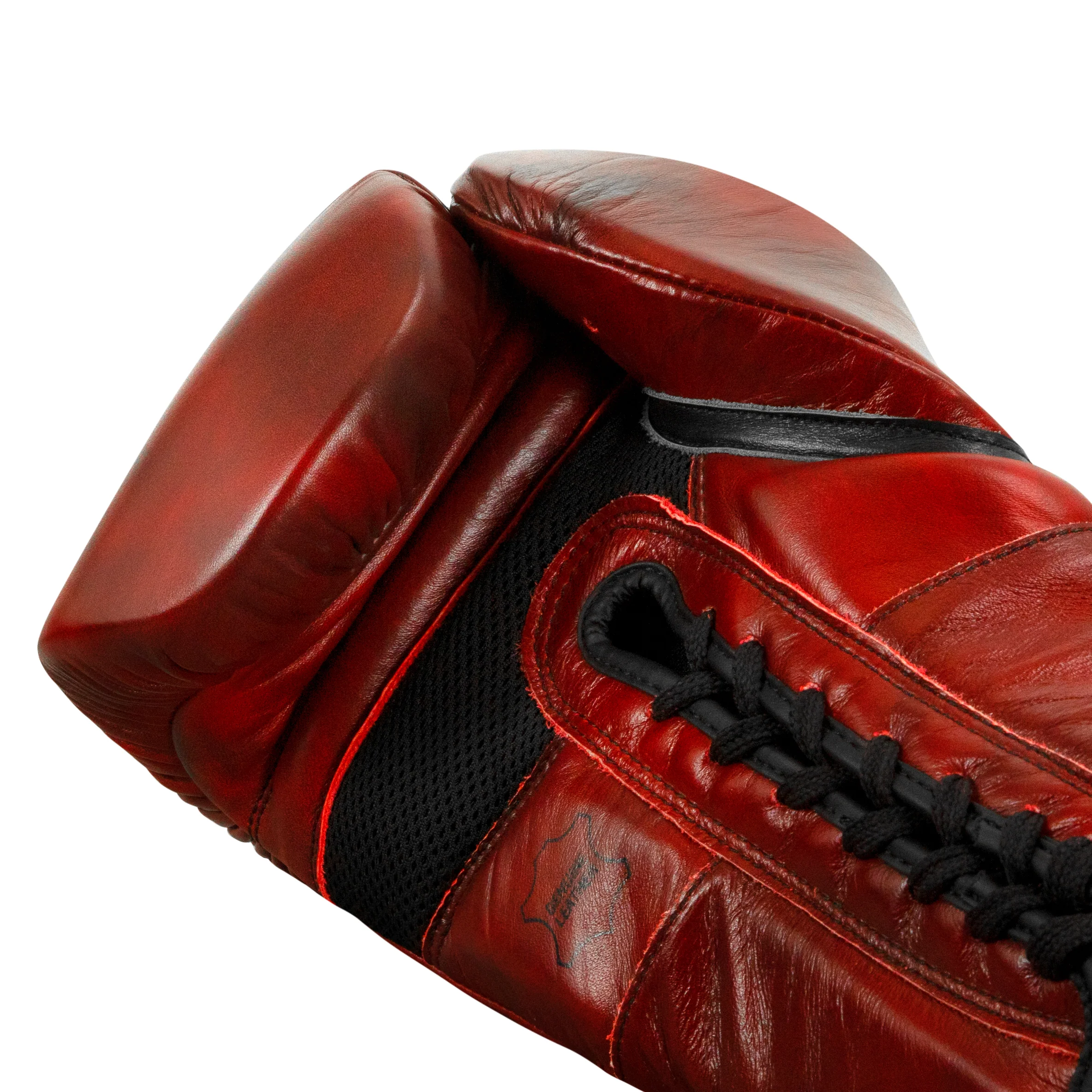 TITLE Boxing Blood Red Headgear and Sparring Gloves Bundle - Image 9