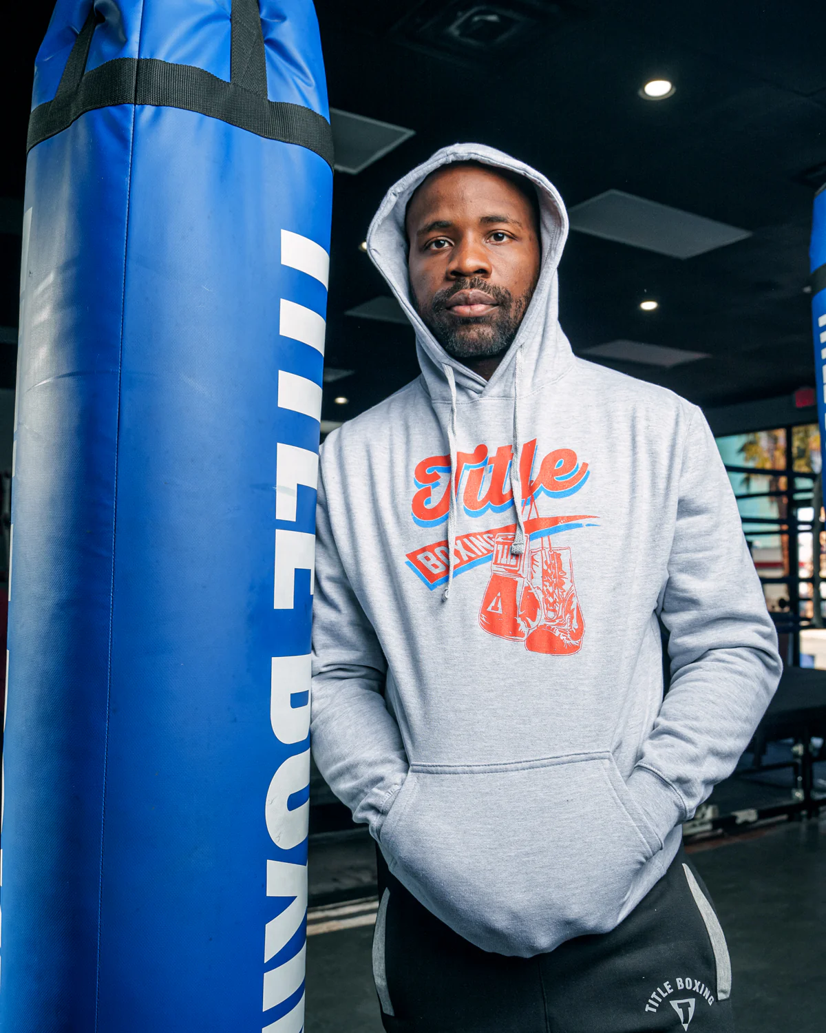 TITLE Boxing Classic Script Hoodie - Image 12