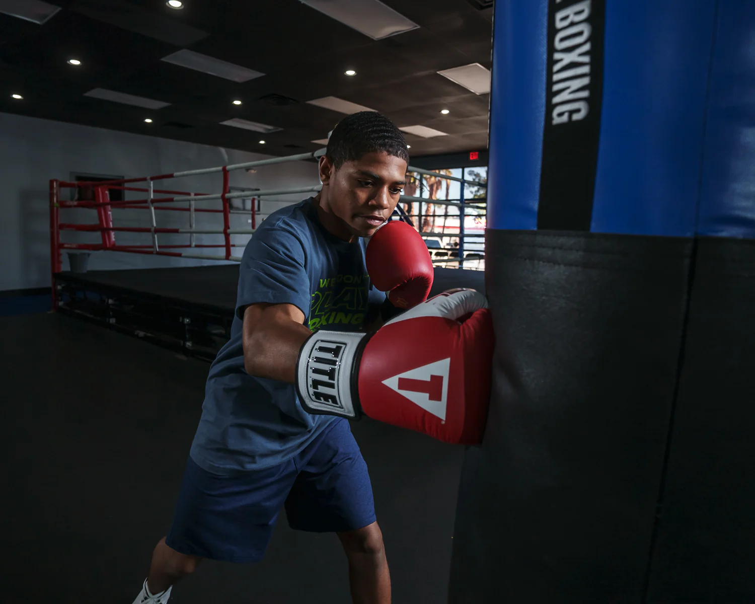 TITLE Boxing Gel World Elastic Training Boxing Gloves - Image 11