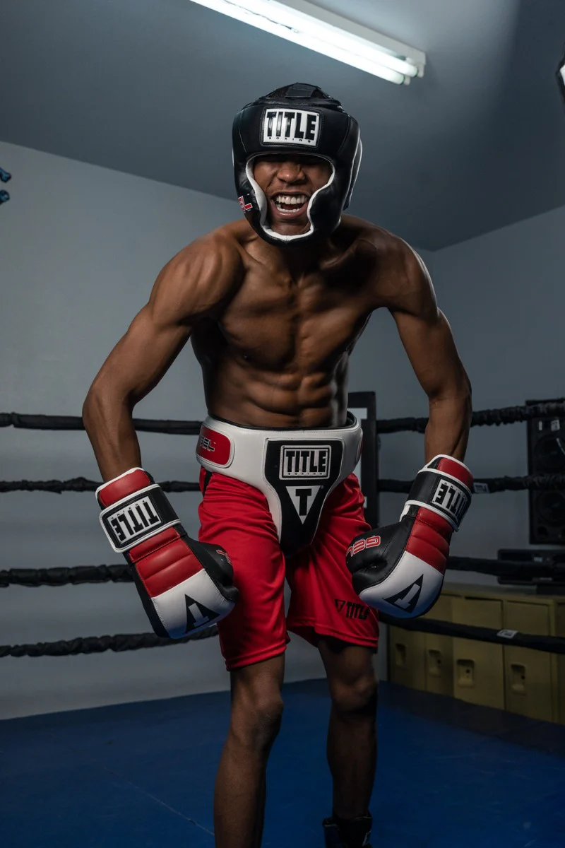 TITLE Boxing Gel World Full Face Training Headgear - Image 6