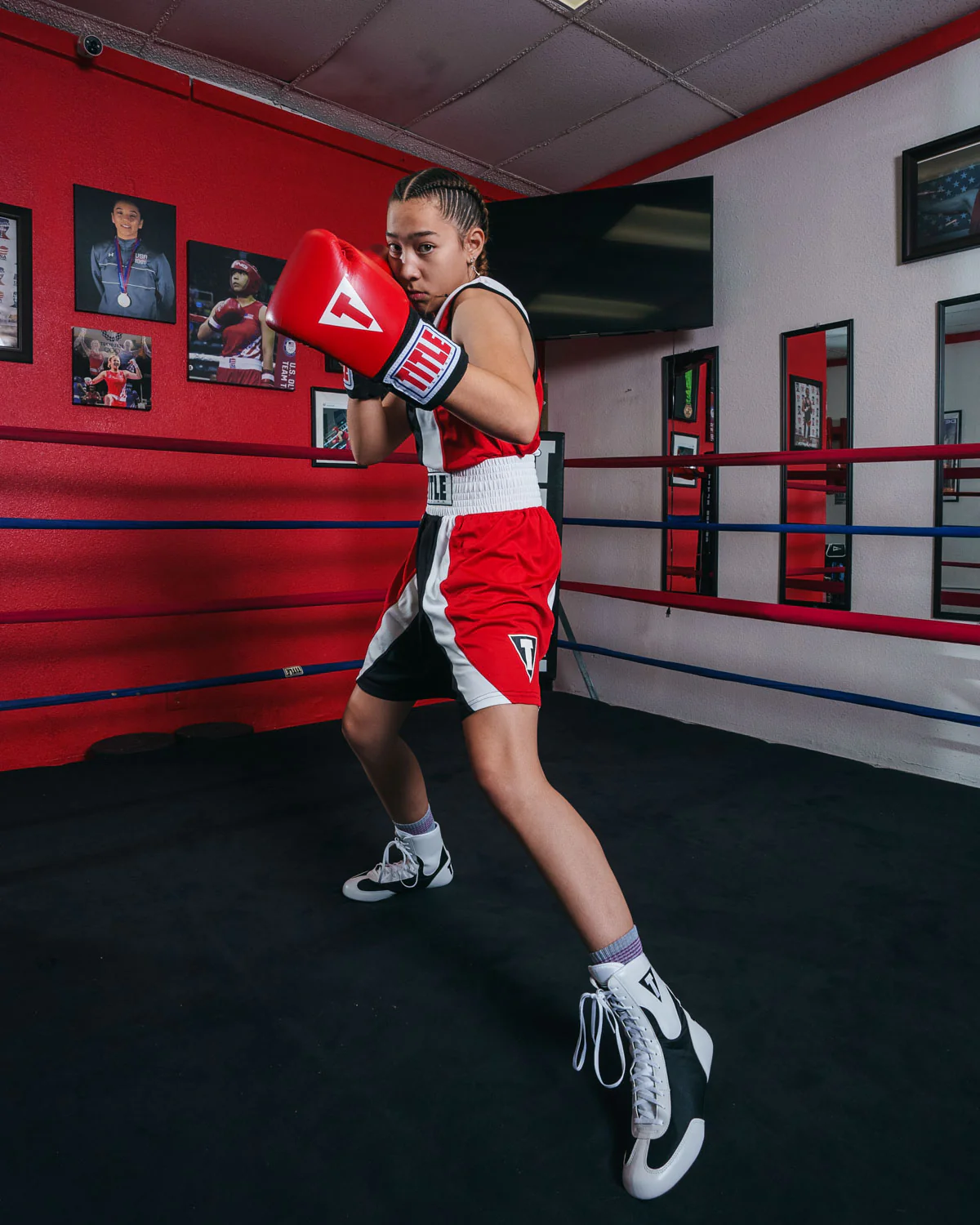 TITLE Boxing Speed-Flex Encore Mid-Top Shoes - Image 51