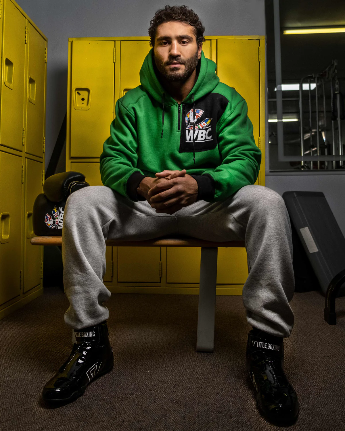 WBC by TITLE Boxing Quarter Zip Hooded Sweatshirt - Image 3