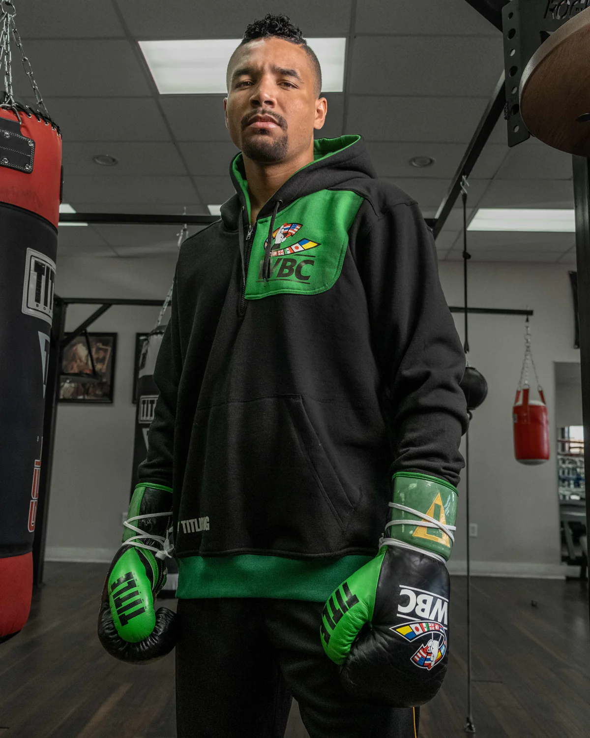 WBC by TITLE Boxing Quarter Zip Hooded Sweatshirt - Image 7